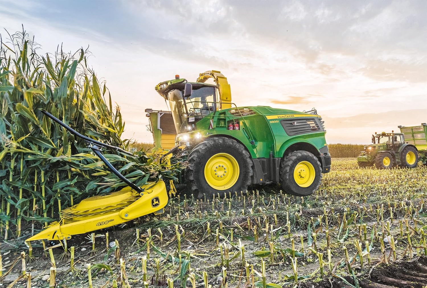 Schmidt Spiele 56471 John Deere 9900i Feldhäcksler, 150 Teile Kinderpuzzle