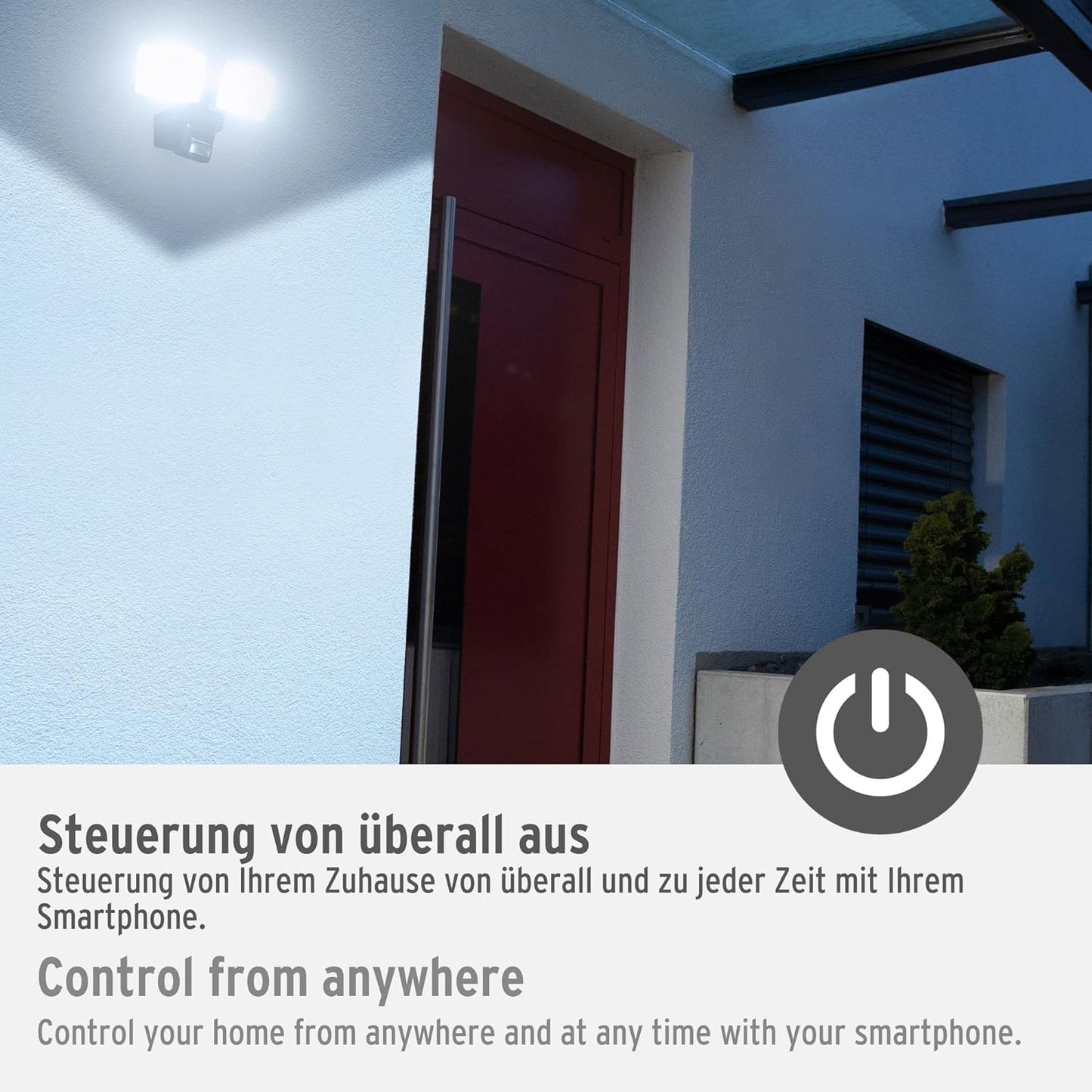 brennenstuhl WF 3050 P Smart Home AuBenleuchte gra
