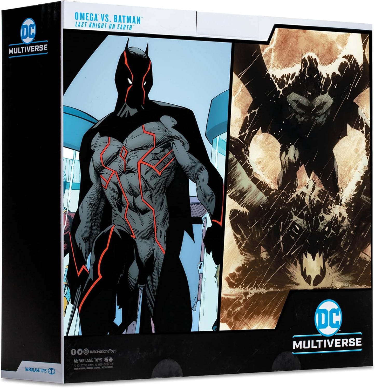 DC Multiverse Omega vs Batman Gold Label 2pk McFarlane Toys
