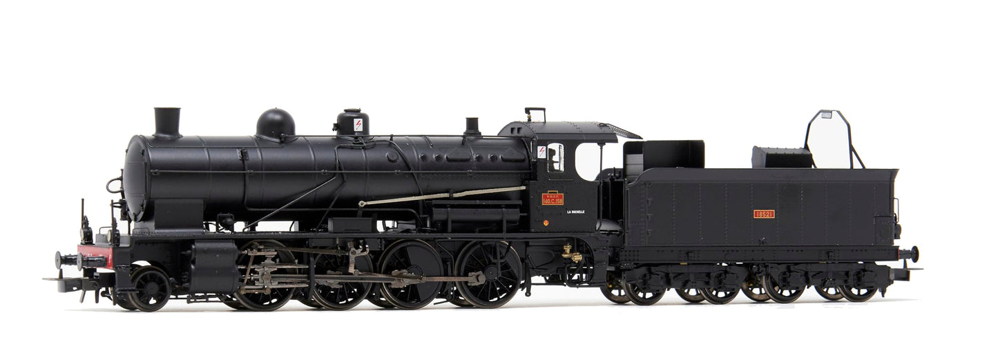 Jouef HJ2416 SNCF 140C Dampflokomotive, schwarz III