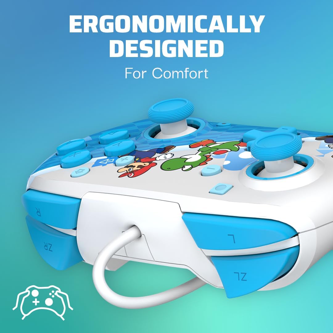 PDP REMATCH Bedrade Controller Mario Escape Nintendo Switch