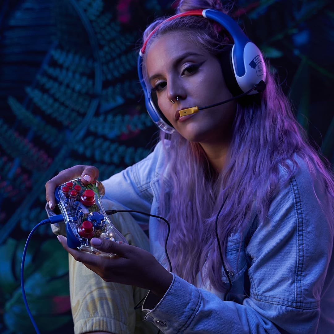 PDP REALMz Wired LED Light-up Pro Controller: Sonic Green Hill Zone For Nintendo Switch & Nintendo Switch - OLED Model