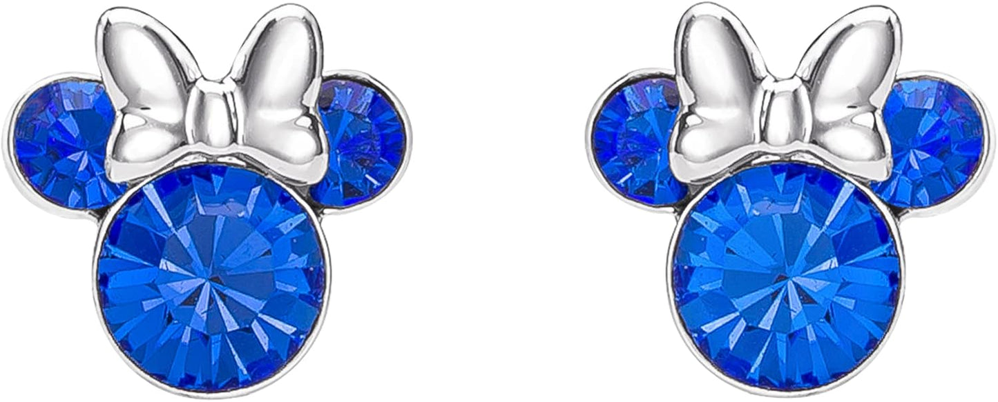 Disney Minnie Silver Plated September Birthstone Stud Earrings EF00469SSEPL.PH