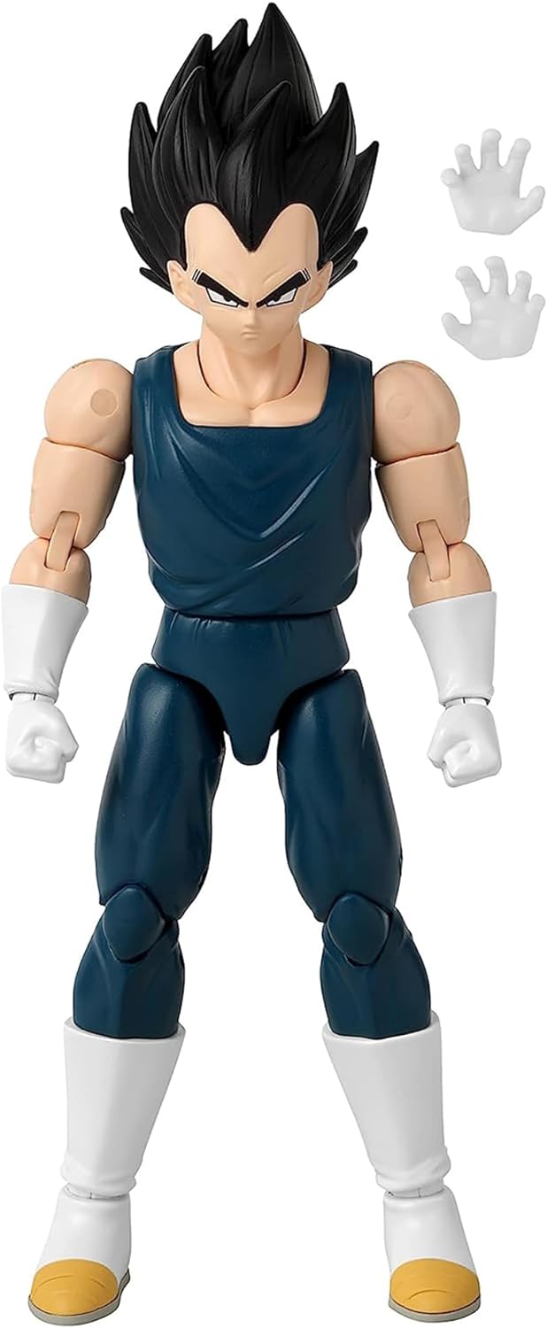 BANDAI - Dragon Ball Super Super Hero - Dragon Star Actionfigur 17 cm - Vegeta - Offizielle Dragon Ball Lizenz - Gelenkige Vegeta Figur - Spielzeug für Kinder ab 4 Jahren - 40723