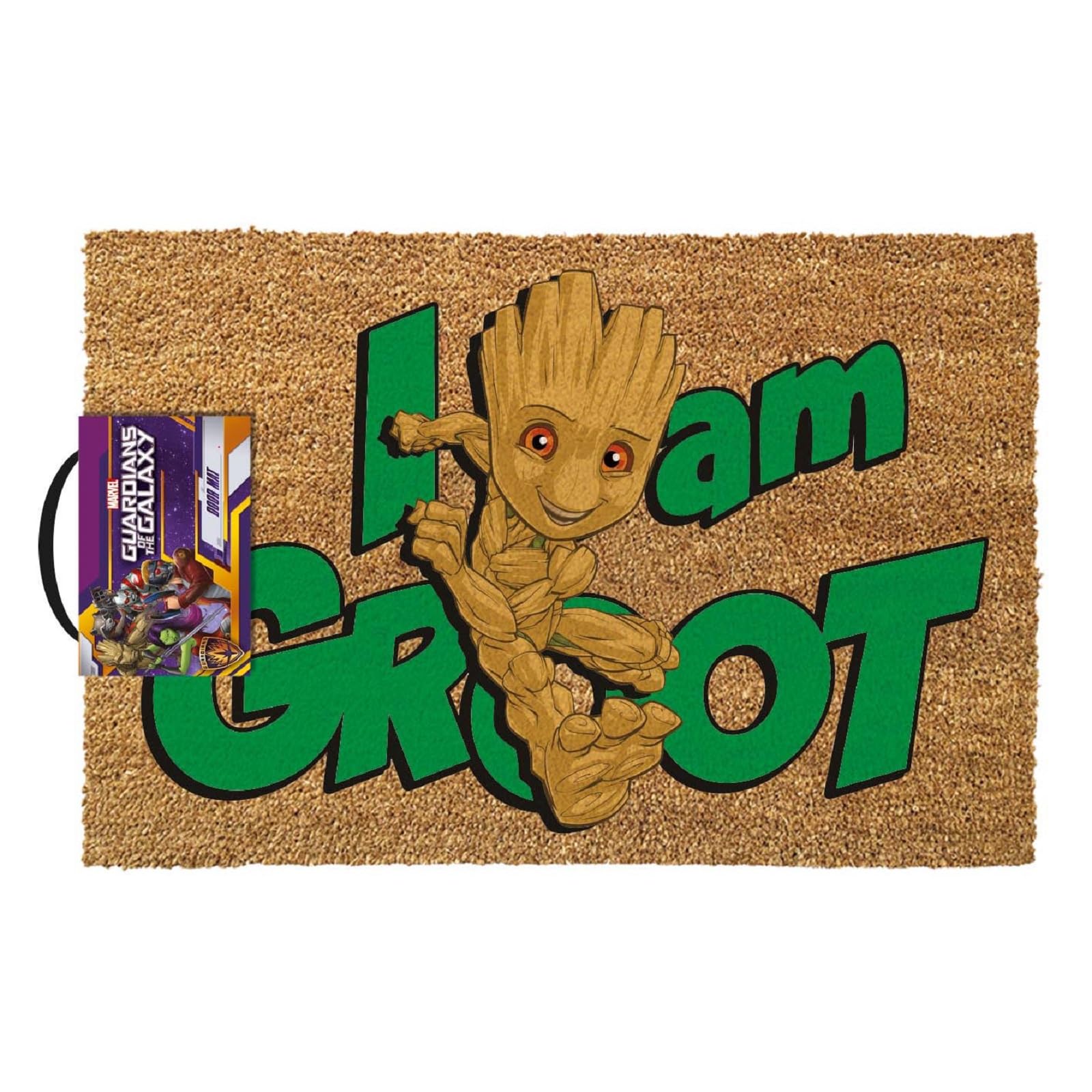 Guardians of the Galaxy Door Mat (Move Along Design) Coir Doormat, Outside and Inside Door Mat 40cm x 60cm - Official Merchandise