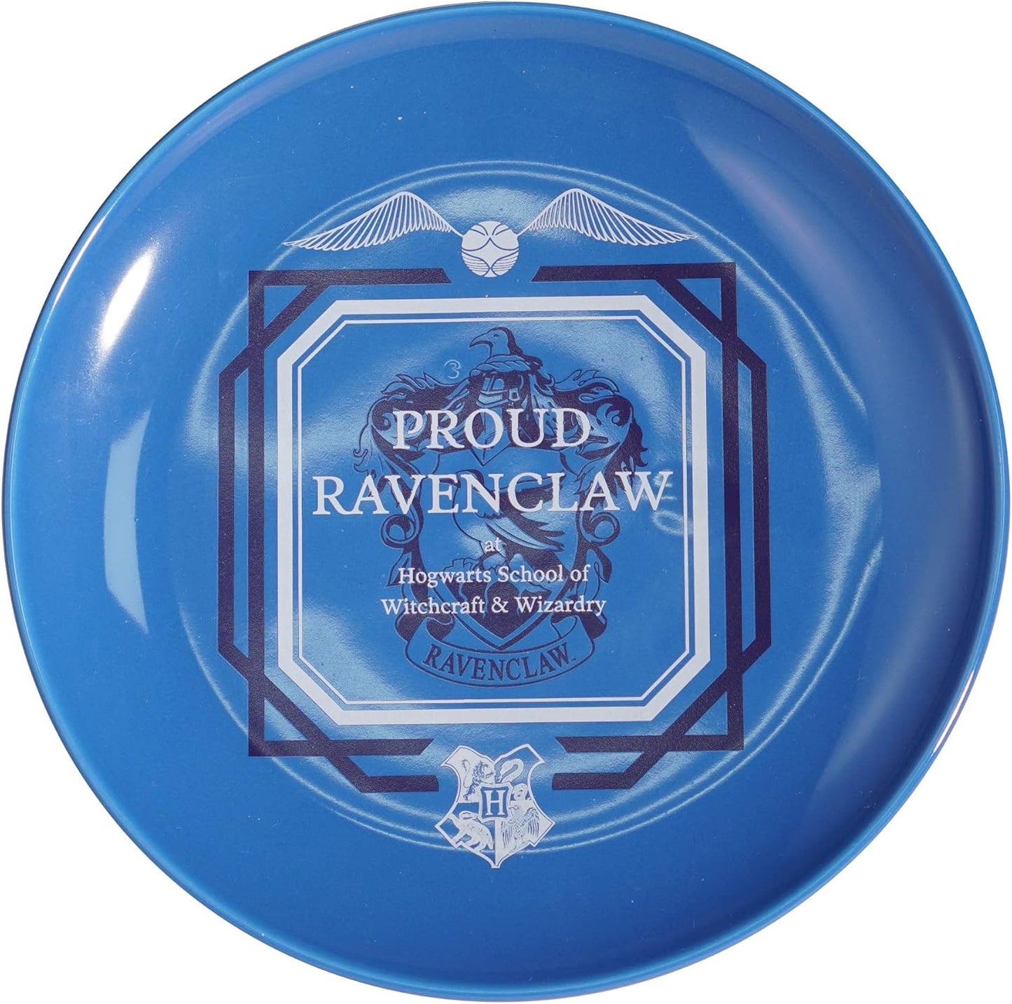 Harry Potter Half Moon Bay Ravenclaw Plate | Kids Plates & Dinner Plates | Single Plate Party Decorations Gifts for Women | Reusable Plates | Dishwasher Microwave Safe