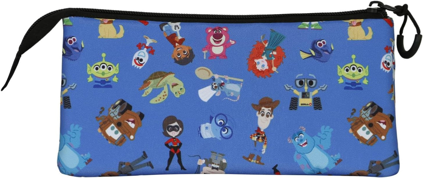 Disney 100 Family-FAN Dreifach Federmäppchen 2.0, Blau