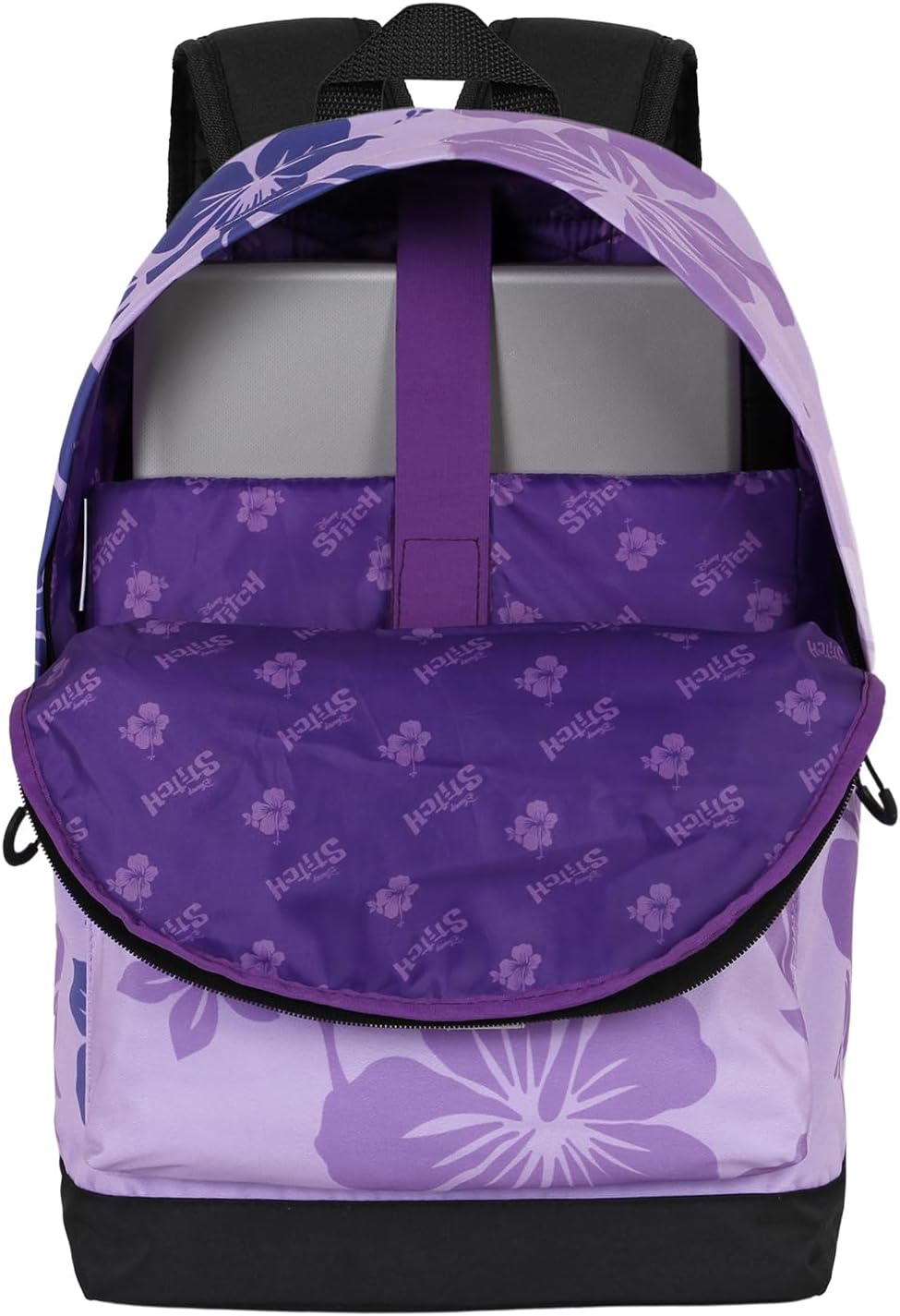 Lilo and Stitch Stitch & Angel-FAN HS Backpack 2.0, Lilac, 18 x 30 x 41 cm, Capacity 22 L