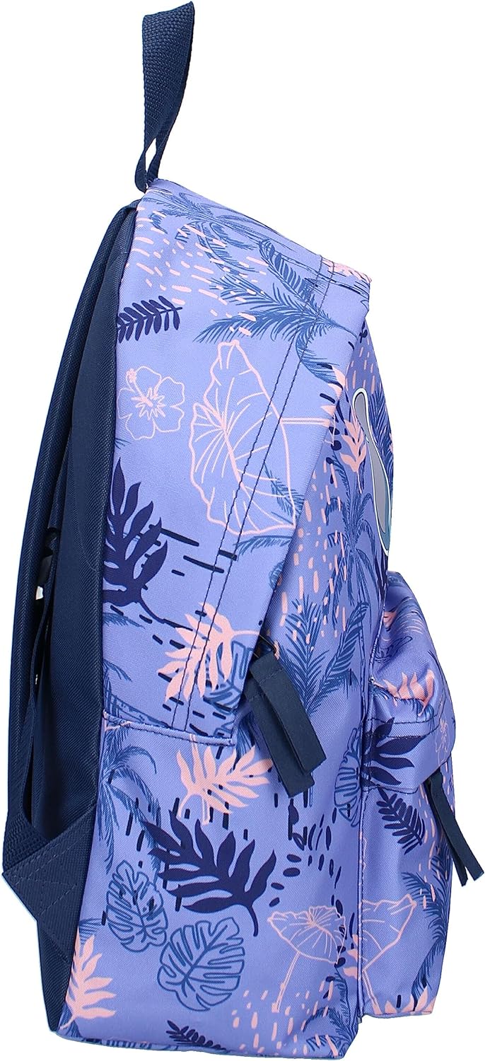 Lilo & Stitch - Stitch And Leaves Purple Backpack