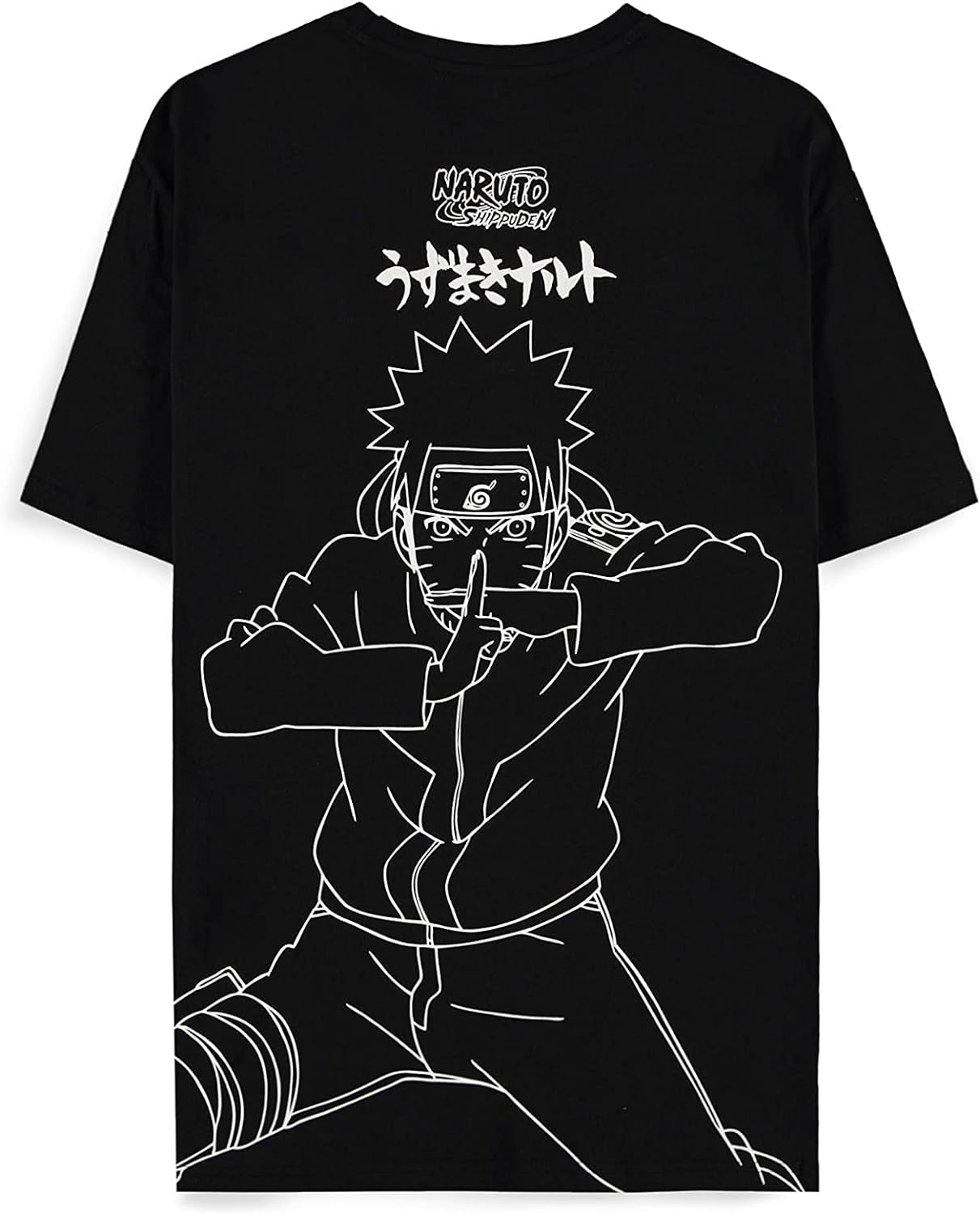 Naruto Shippuden - Herren Männer Jungen Kurzarm T-Shirt I
