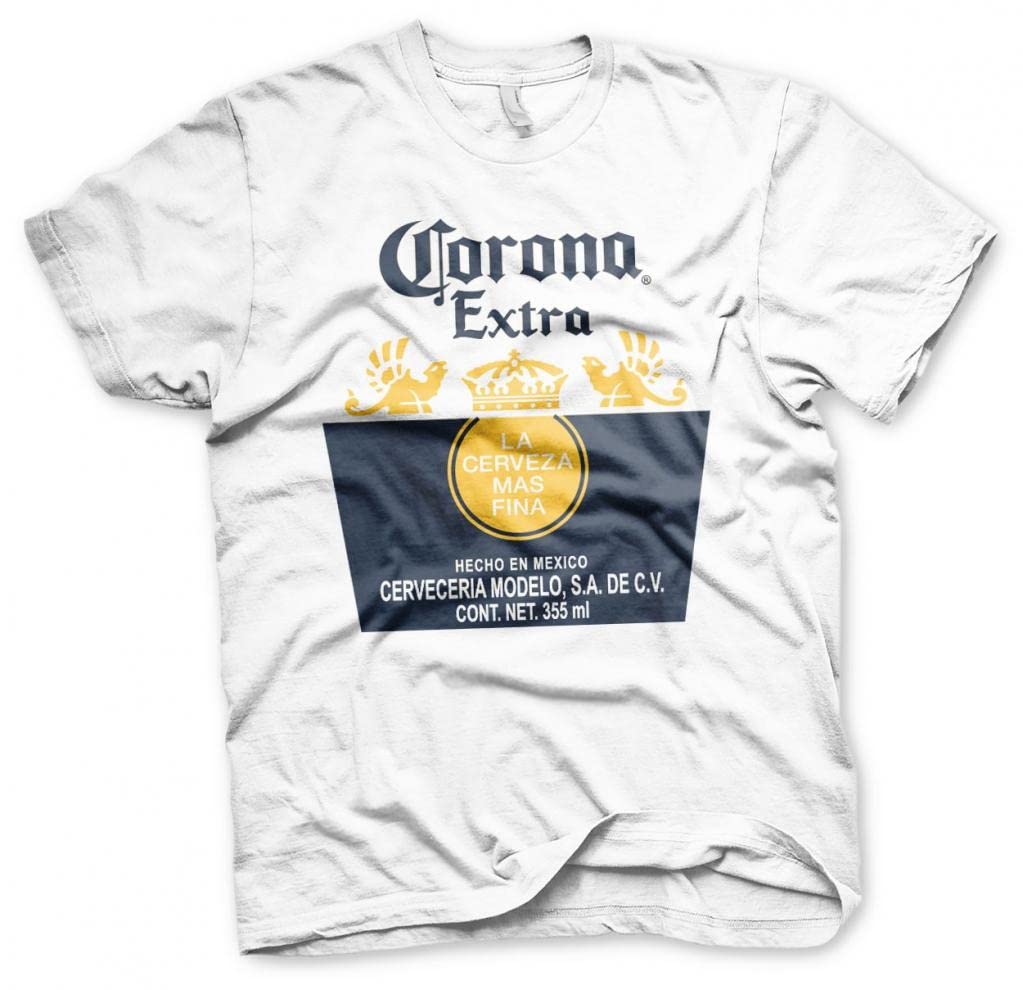 Unbekannt Beer - Corona Extra Label - T-Shirt - (XXL)