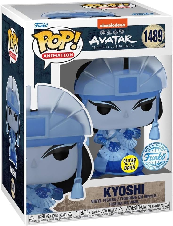 Funko Pop! Animatie: Avatar The Last Airbender - Kyoshi Spirit (Glow in The Dark) Figuur (Exclusief voor Entertainment Aarde)
