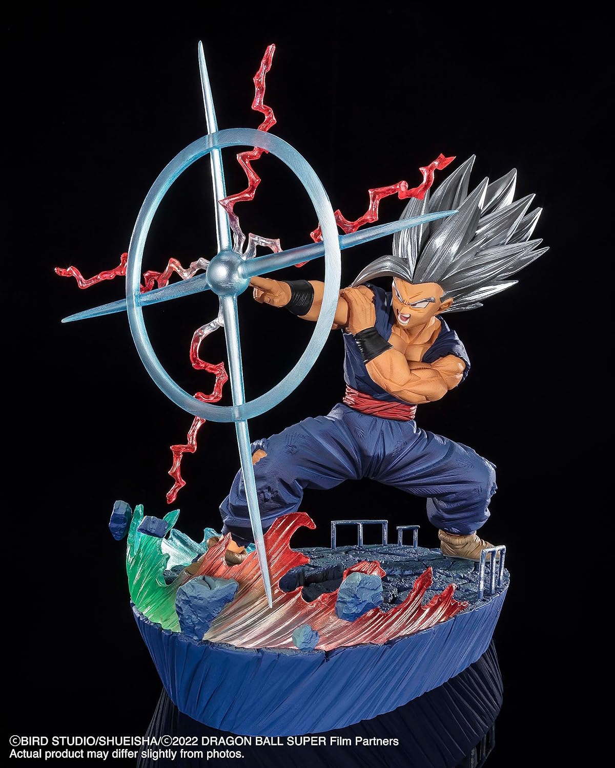TAMASHII NATIONS - Dragon Ball Super: Super Hero - Son Gohan Beast -Makankosappo-, Bandai Spirits FiguartsZERO Statue, Multicolor, Medium