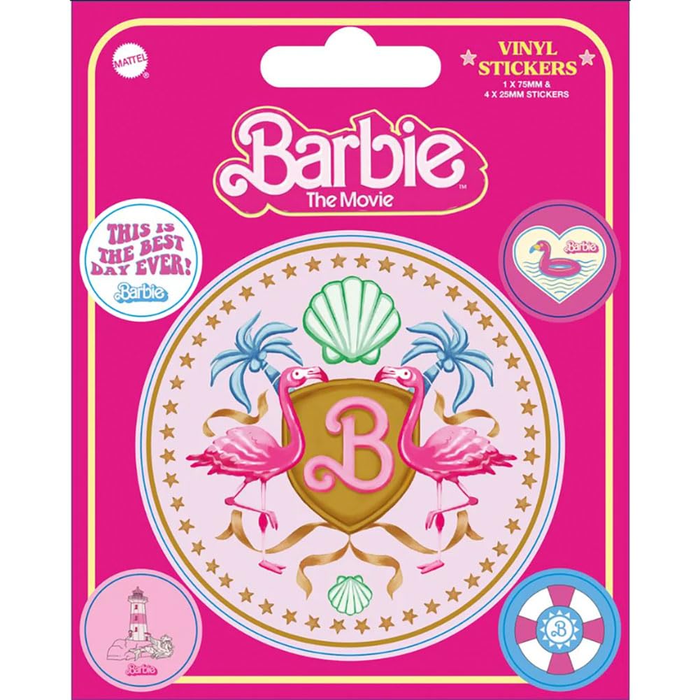 Aufkleber der Marke Pyramid International Modell Pack 5 Aufkleber Barbie (This is the Best Day Ever