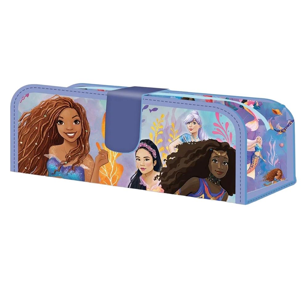 Pyramid International Disney The Little Mermaid Federmäppchen und Schreibwaren-Set (Schwestern-Design), Disney-Federmäppchen für Mädchen, offizielles Lizenzprodukt