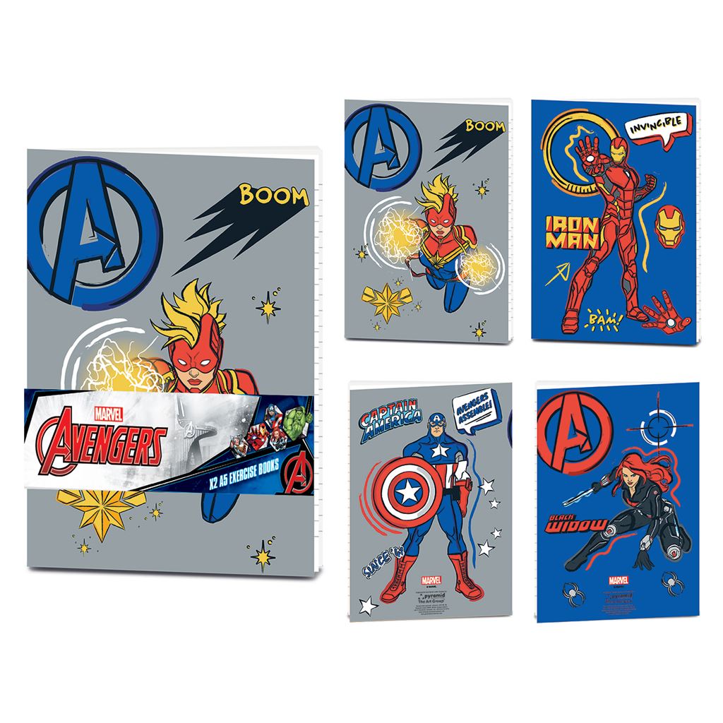AVENGERS (HERO CLUB) A5 EXERCISE BOOKS (SET OF 2)