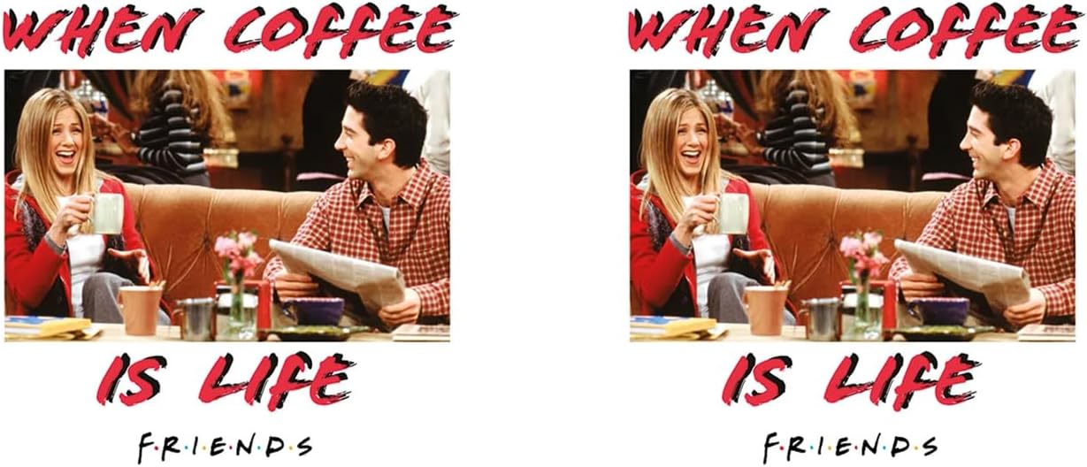Pyramid International Friends (When Coffee is Life) Mug - 10Oz / 315Ml Ceramic Mug - One Size