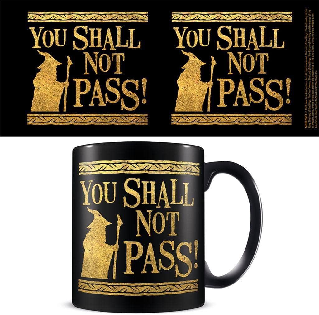 Pyramid – Keramiktasse – Herr der Ringe – Not Pass – 315 ml – offizielles Lizenzprodukt