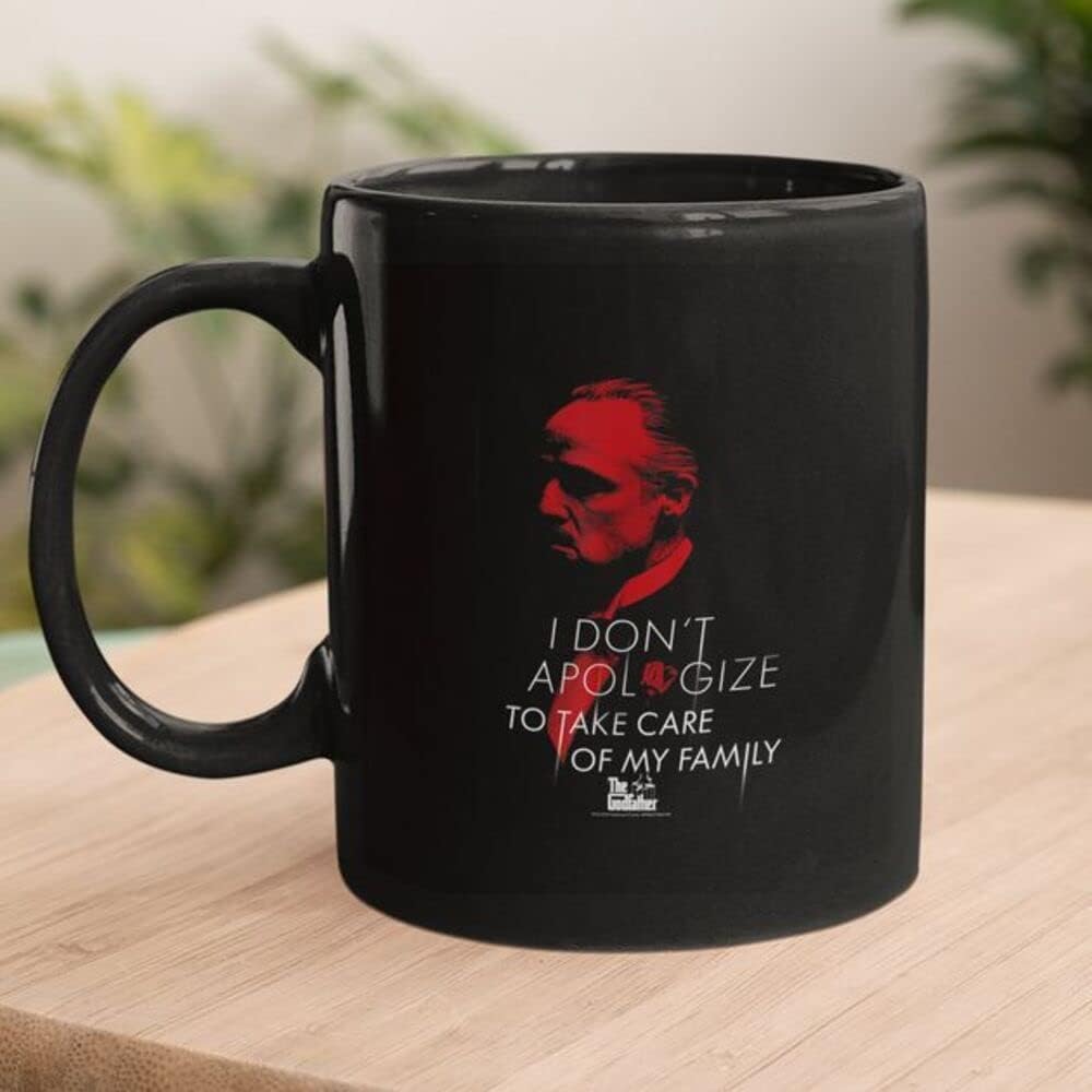 The Godfather - Kaffeebecher Don't Apologize (Einheitsgröße) (Rot/Weiß/Schwarz