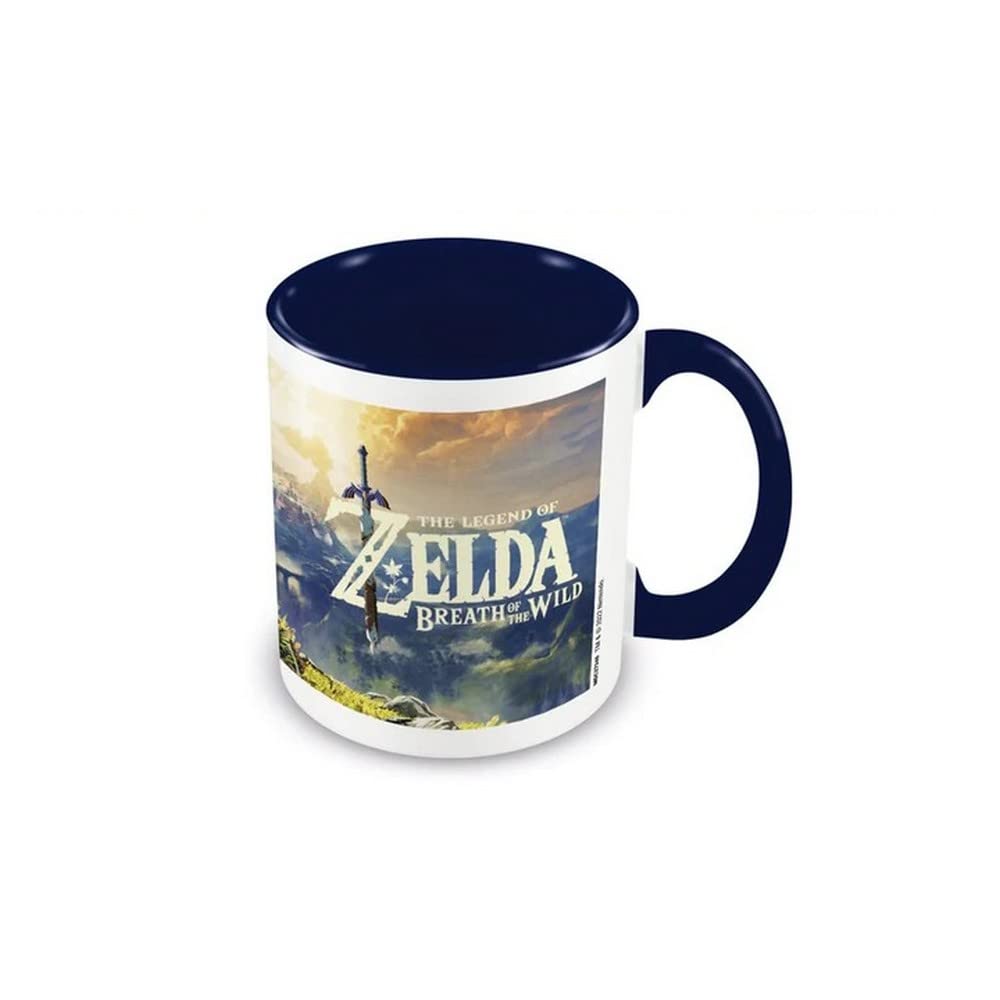 THE LEGEND OF ZELDA: BOTW (SUNSET) DARK BLUE COLOURED INNER MUG
