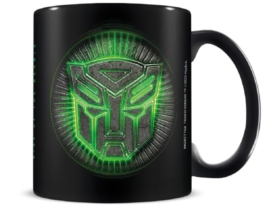 Pyramid International Transformers Mug (Rise of The Beasts Design) 11oz Ceramic Coffee Mug, Cups and Coffee Mugs for Men and Mugs for Women - Official Merchandise, Black