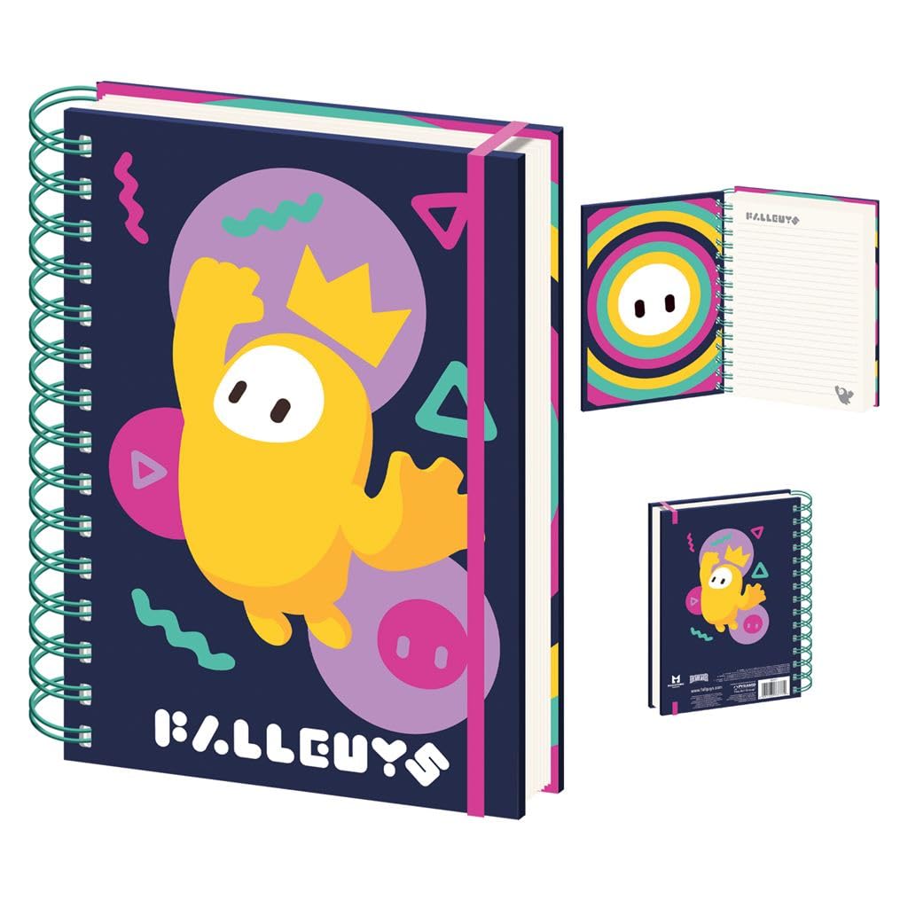 Pyramid International Fall Guys Notizbuch (Vibes Design) Ringbuch DIN A5 - Offizielles Merchandise