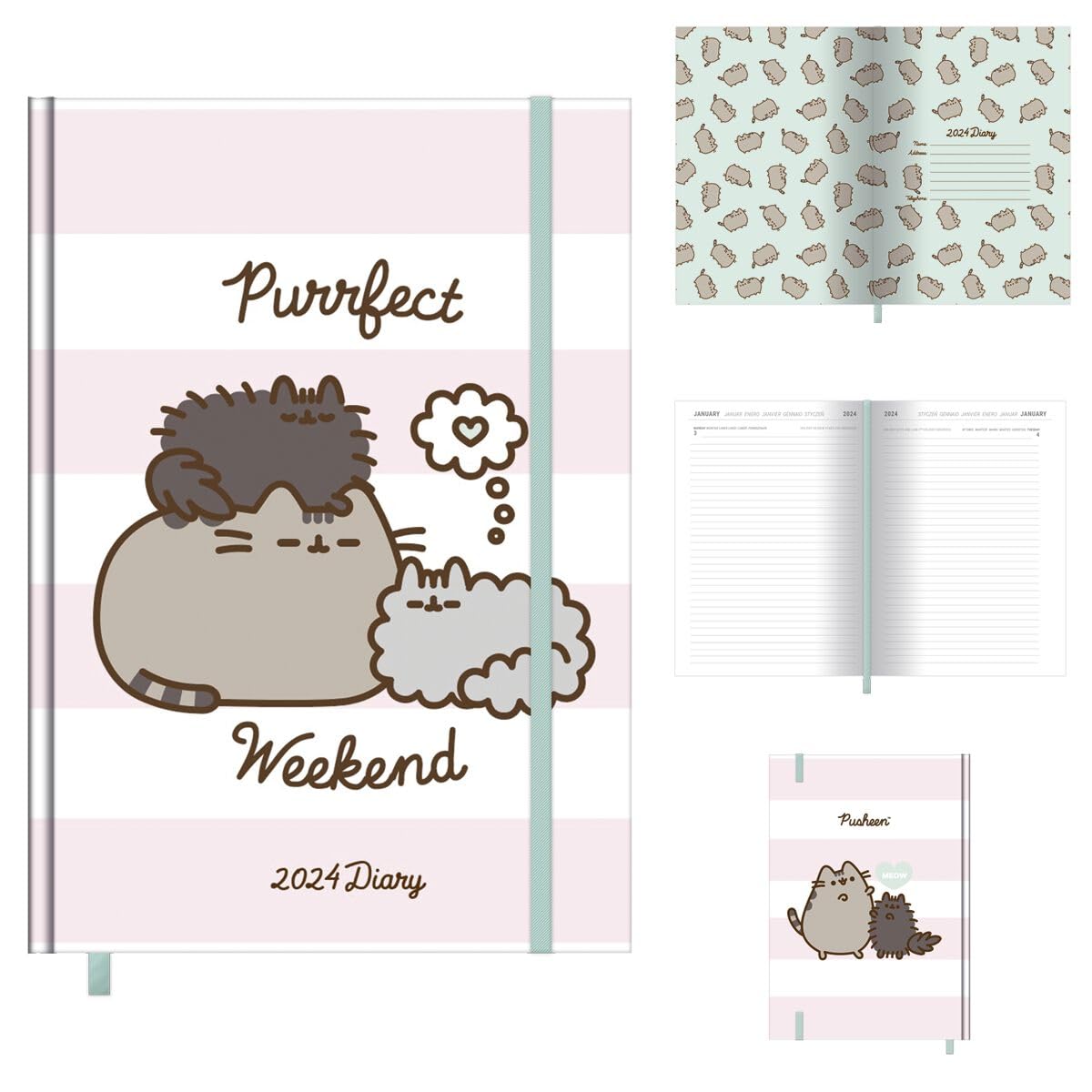 Pusheen Journal 2024 Purrfect Weekend