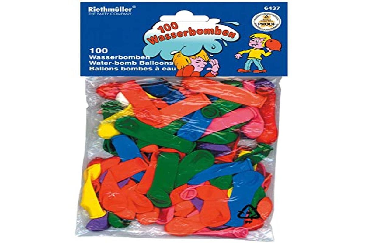 amscan – 6437 Latex Balloons Pack Of 100 Water Bombs