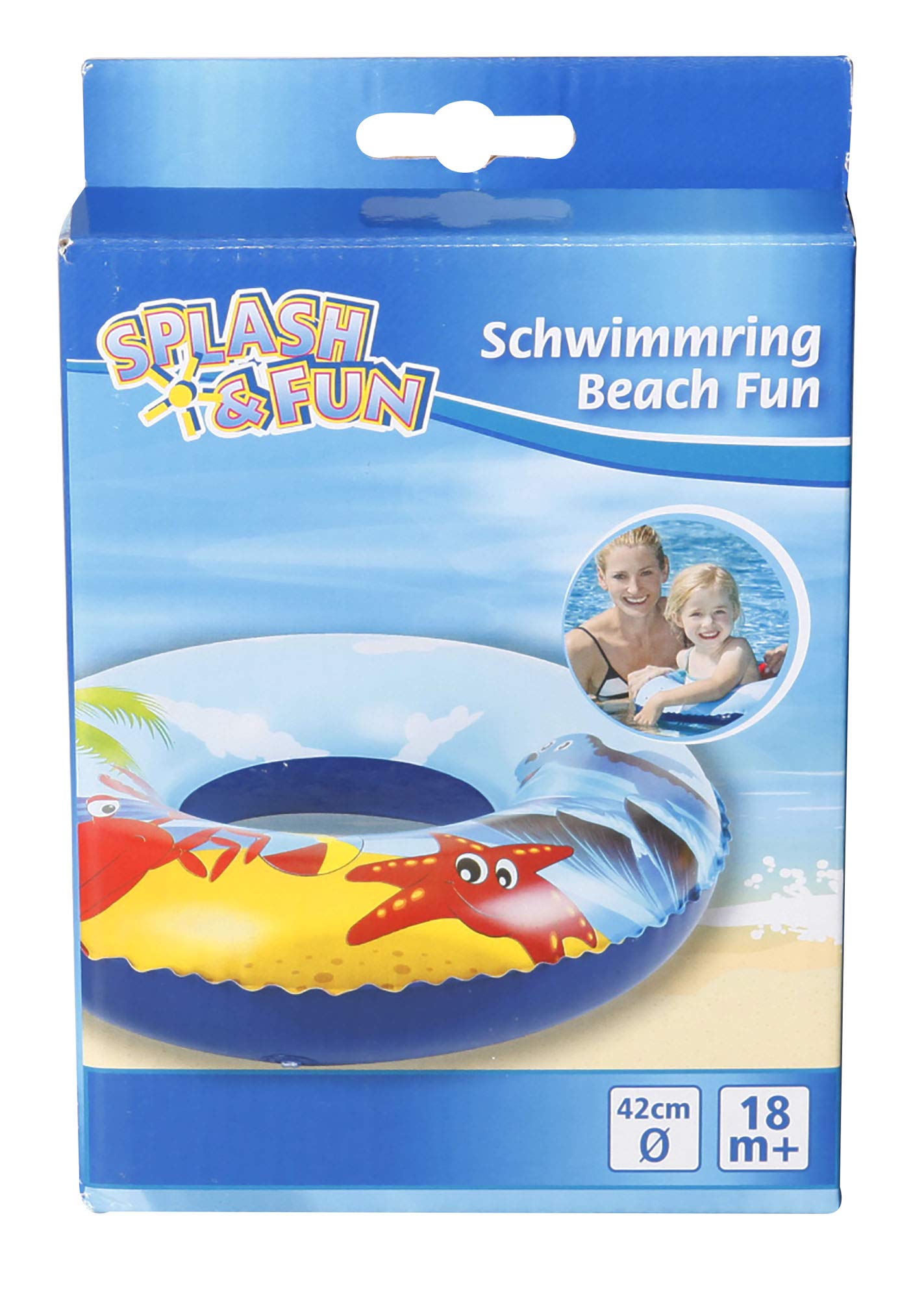 Unbekannt 77502343 & Fun Schwimmring Beach Fun, 42 cm