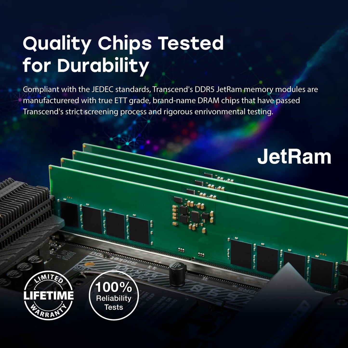 Transcend Modulo di memoria SO-DIMM da 16 GB DDR5 4800 MHz - JM4800ASE-16G