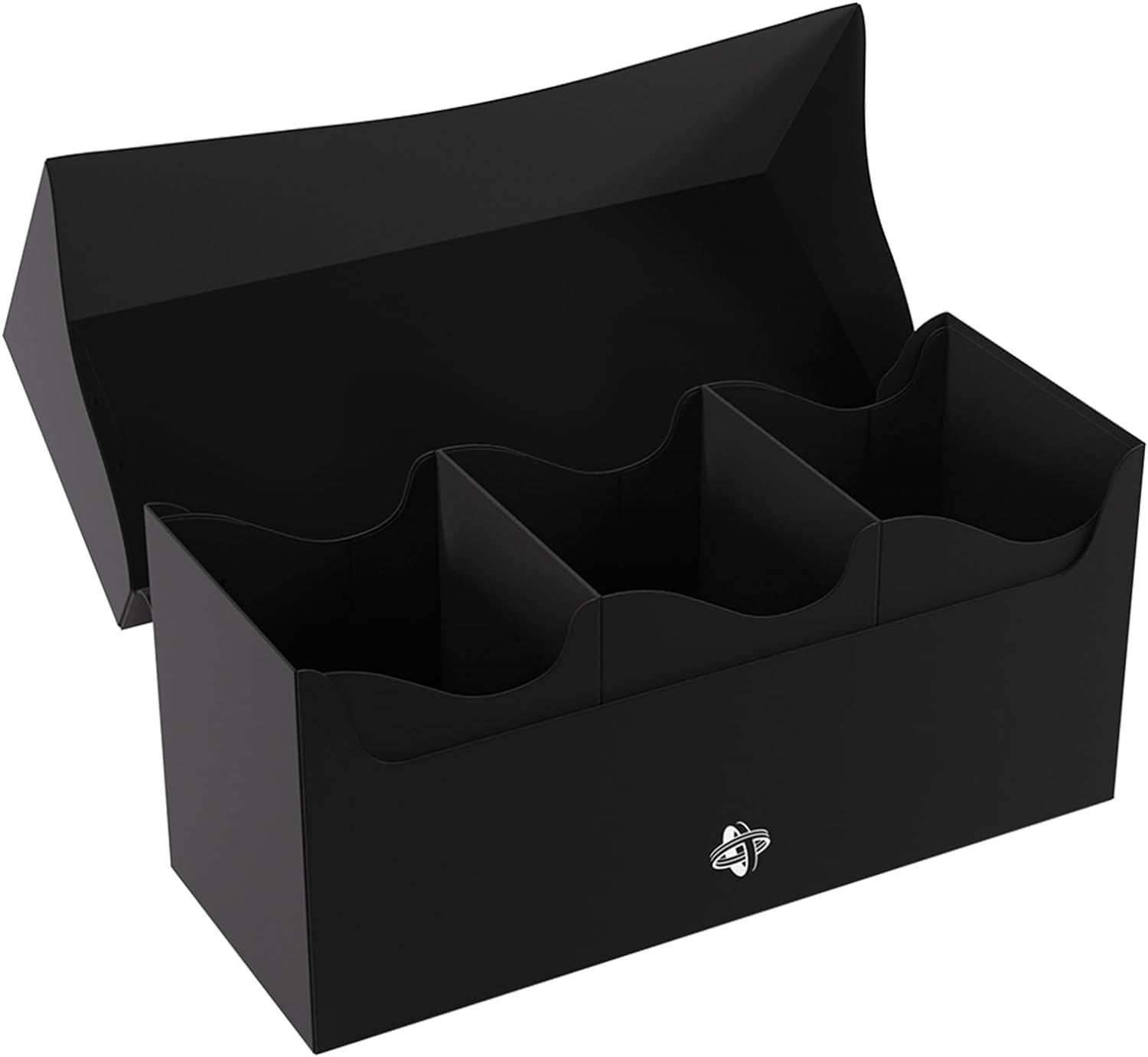 Gamegenic-GGS25116ML Triple Deck Holder 300+ XL Black-Caja para mazos, sólido, Color Negro (GGS25116ML