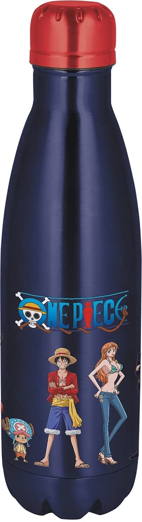 Stor One Piece – große Thermosflasche – wiederverwendbare Trinkflasche Equipage Luffy – tragbare Flasche – 780 ml