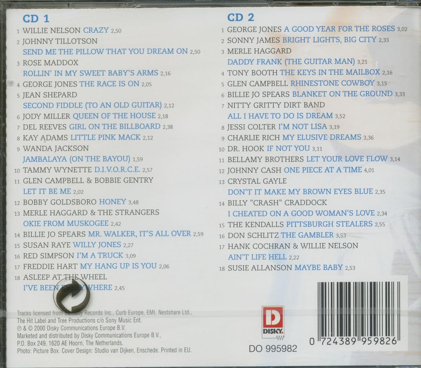 50 Years Of Country 1960-80 2-CD