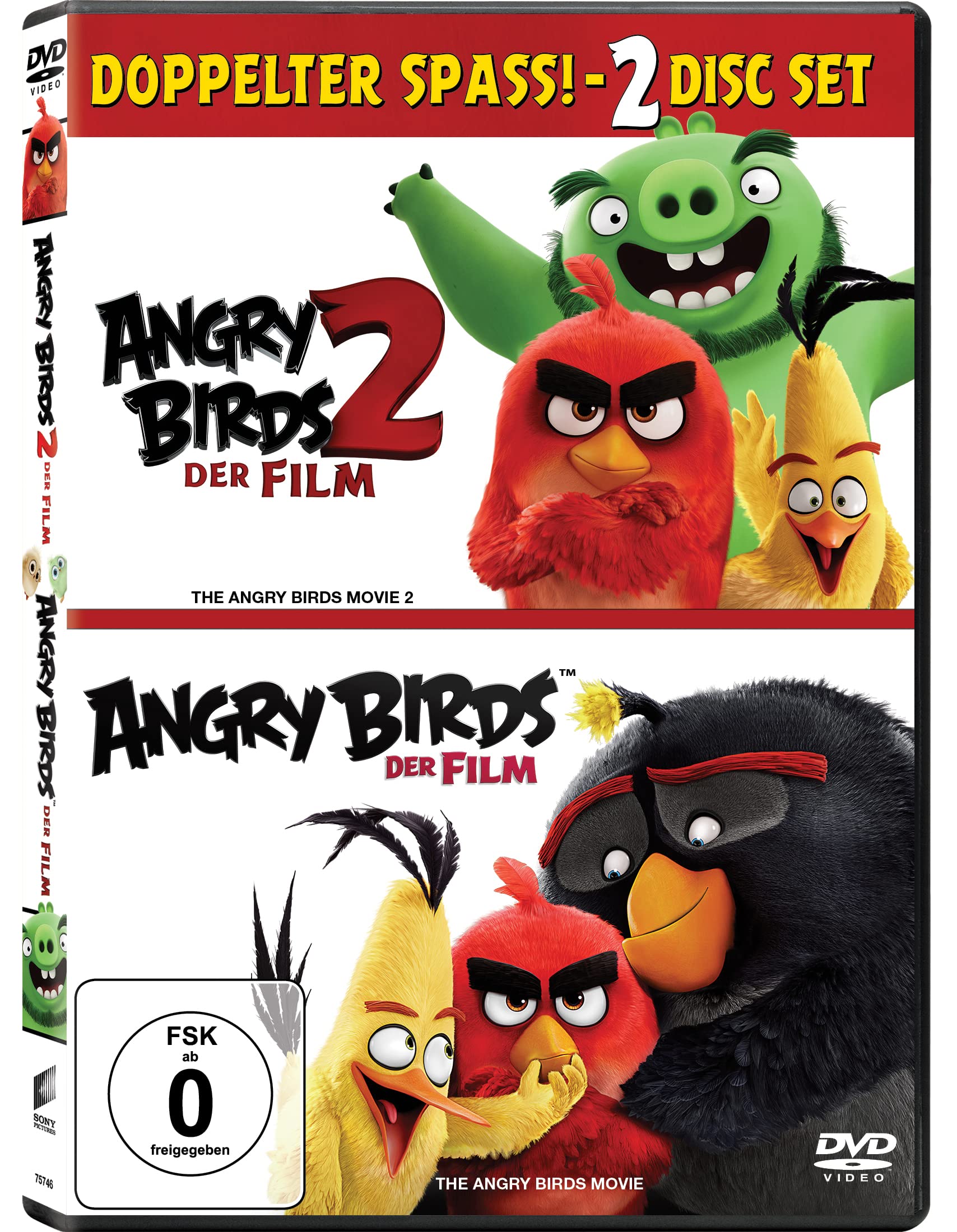 Angry Birds / Angry Birds 2 (2 DVDs