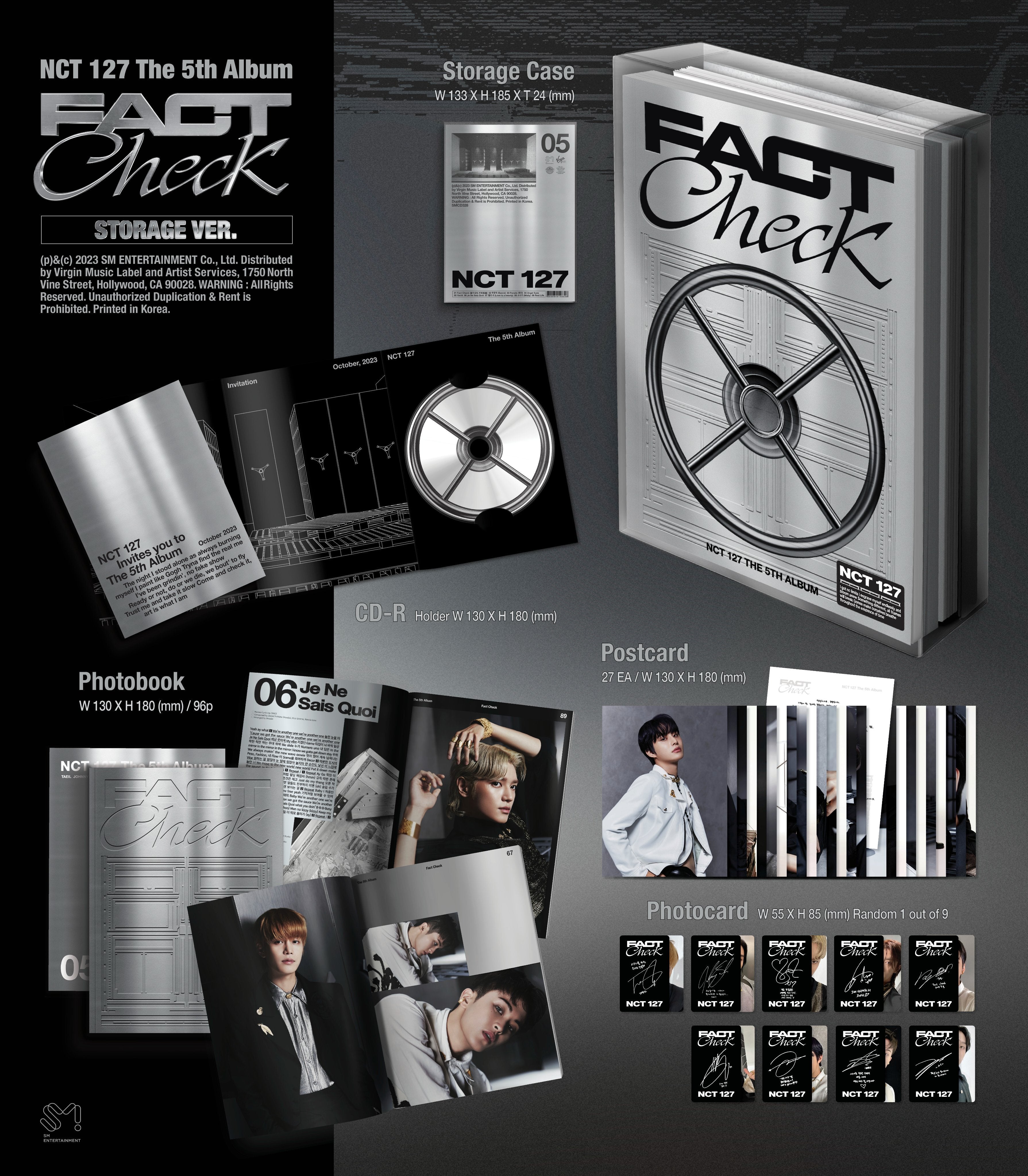 NCT 127 the 5th Album 'Fact Check' (Storage Ver.)