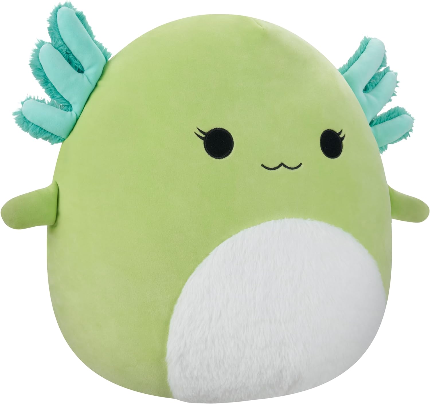 Squishmallows SQCR04222 20" Mipsy The Green Axolotl, Black