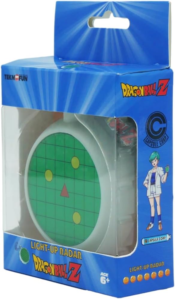 TEKNOFUN - Official Dragon Ball Z License - Luminous radar figurine 8cm - Luminous decoration - Works with 1x CR2032 (Not included) - For Children and Adults - For children from 6 years old - 811625