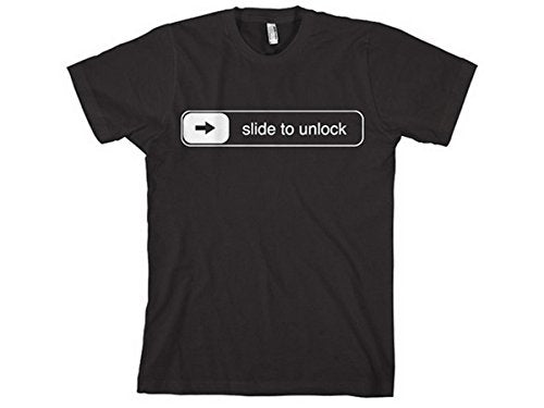 GEEK - T-Shirt Slide to Unlock (L)