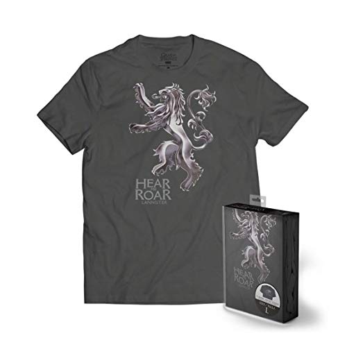 GAME OF THRONES - T-Shirt METTALIC SHIELD - Lannis