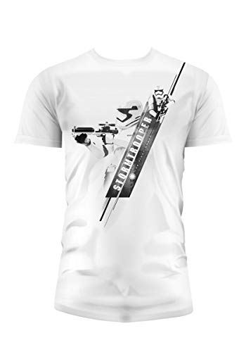 STAR WARS 7 - T-Shirt Storm Trooper Blaster - Whit