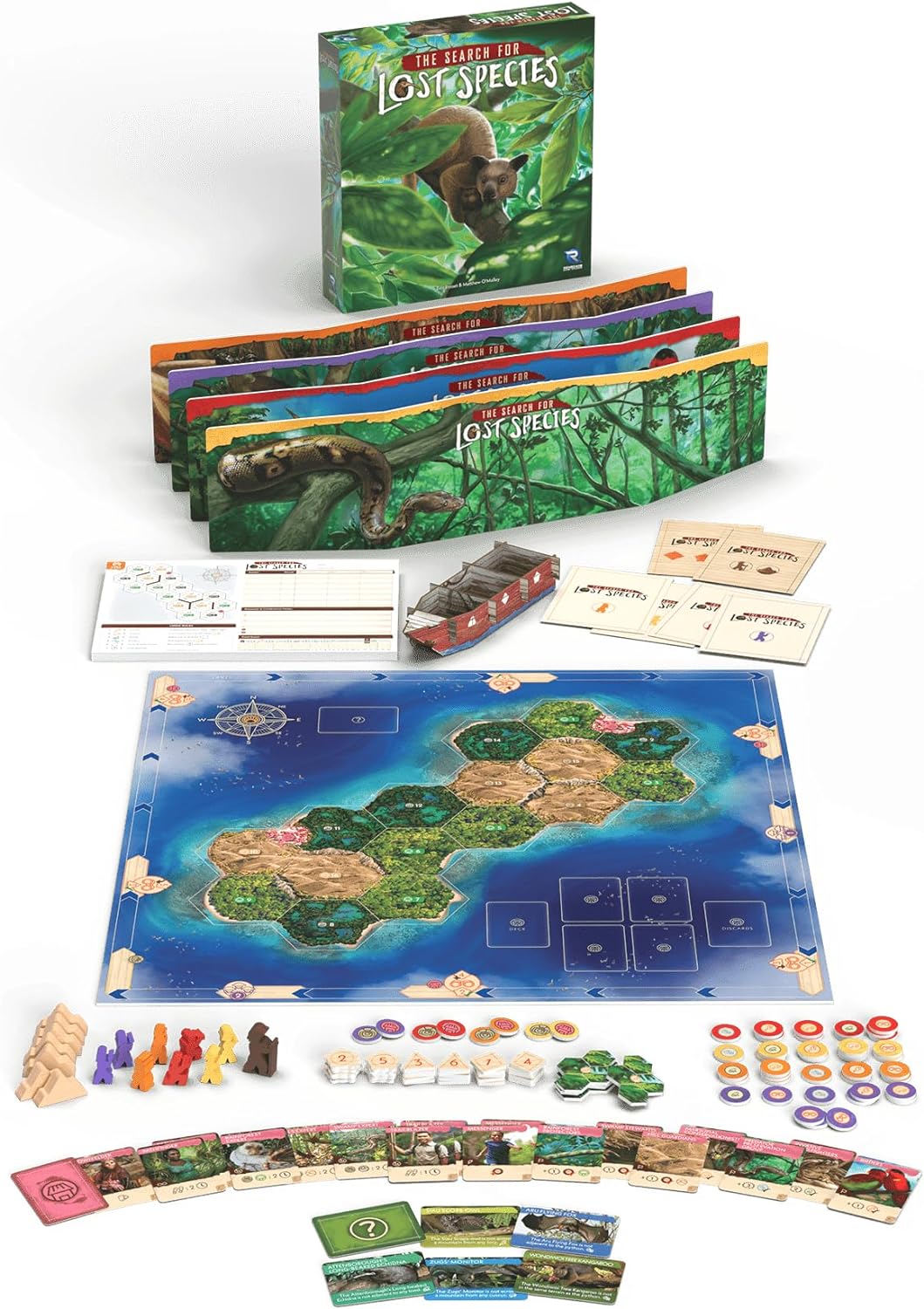 Renegade Game Studios | La ricerca delle specie perdute | Gioco da tavolo | Età 13 Plus | 1-4 giocatori | Tempo di gioco: 60-75 minuti