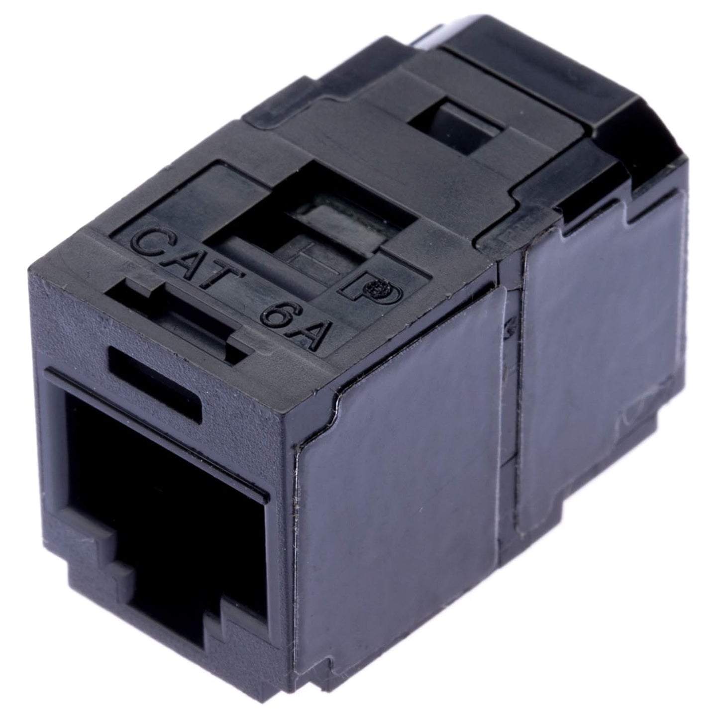 Panduit CC6X88BL - Conector (RJ45, Negro, ABS sintéticos, RoHS, 15,9 mm, 28,7 mm