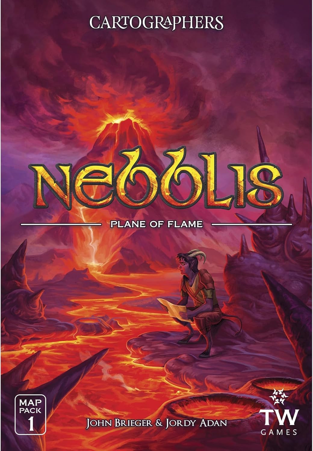 Thunderworks Games: Cartographers Map Pack Collection - Expansion Map Set Contains Nebblis, Affril & Undercity, Ages 10+, 1-75 Players, 30-45 Minutes