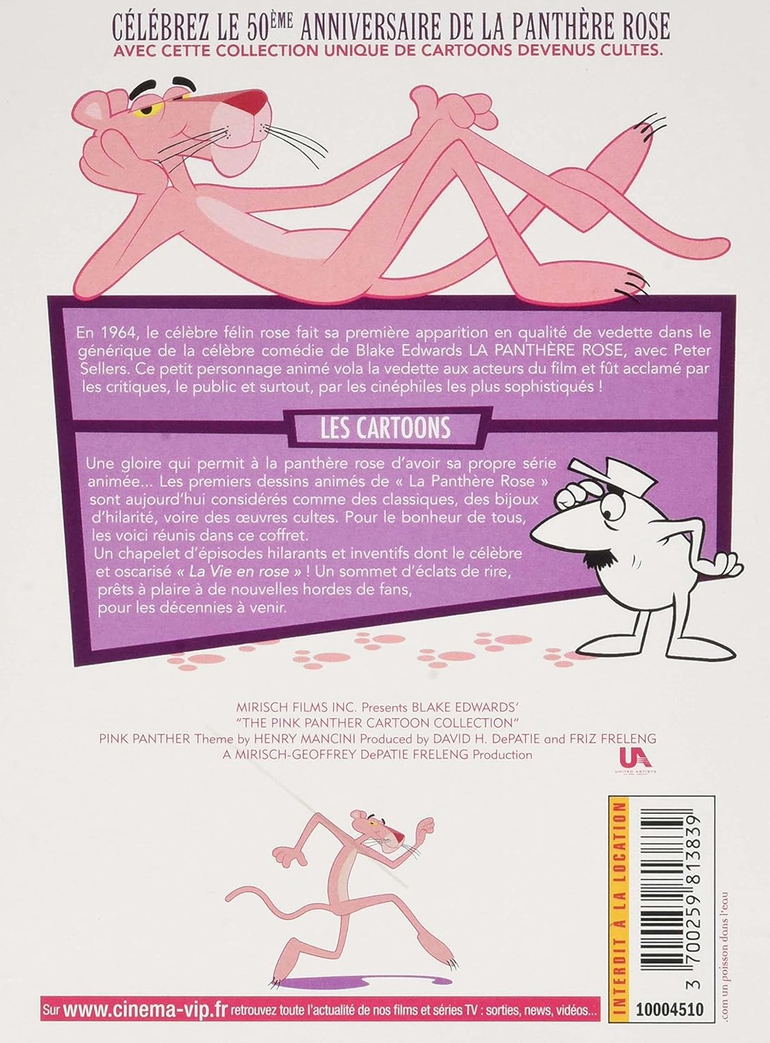 La panthère rose - les cartoons