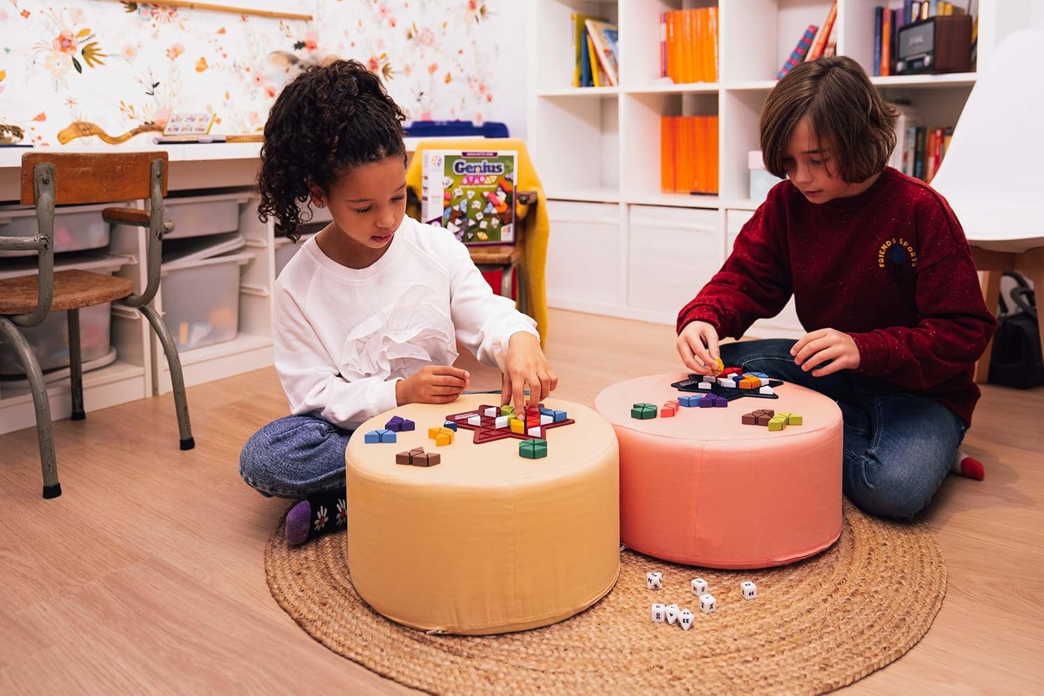 The Happy Puzzle Company - The Genius Star - Educational Brainstorming - Strategy Game and Skill Building - 8 Years + - 1 or 2 Players - Multilingual - SGHP 002