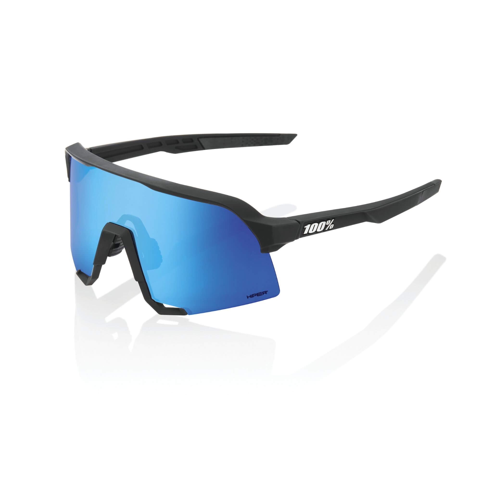 100% Gafas deportivas S3 HiPER Blue Multilayer Mirror Lens