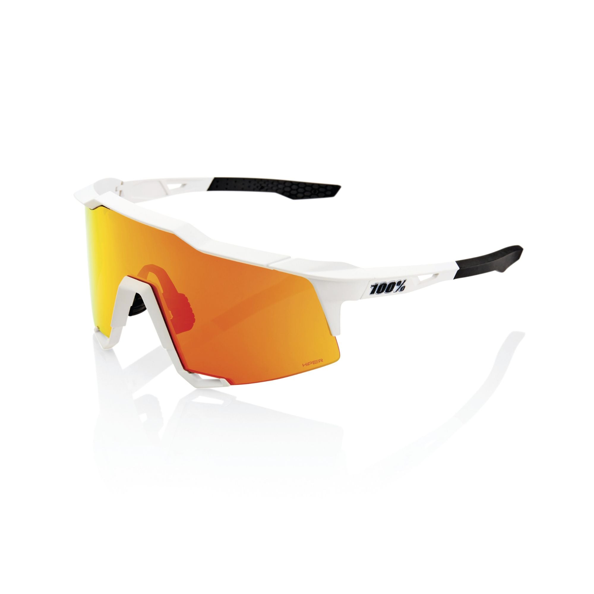 100% SPEEDCRAFT Sport Performance Cycling Sunglasses with HD Interchangeable Lens in Lightweight TR90 Frame