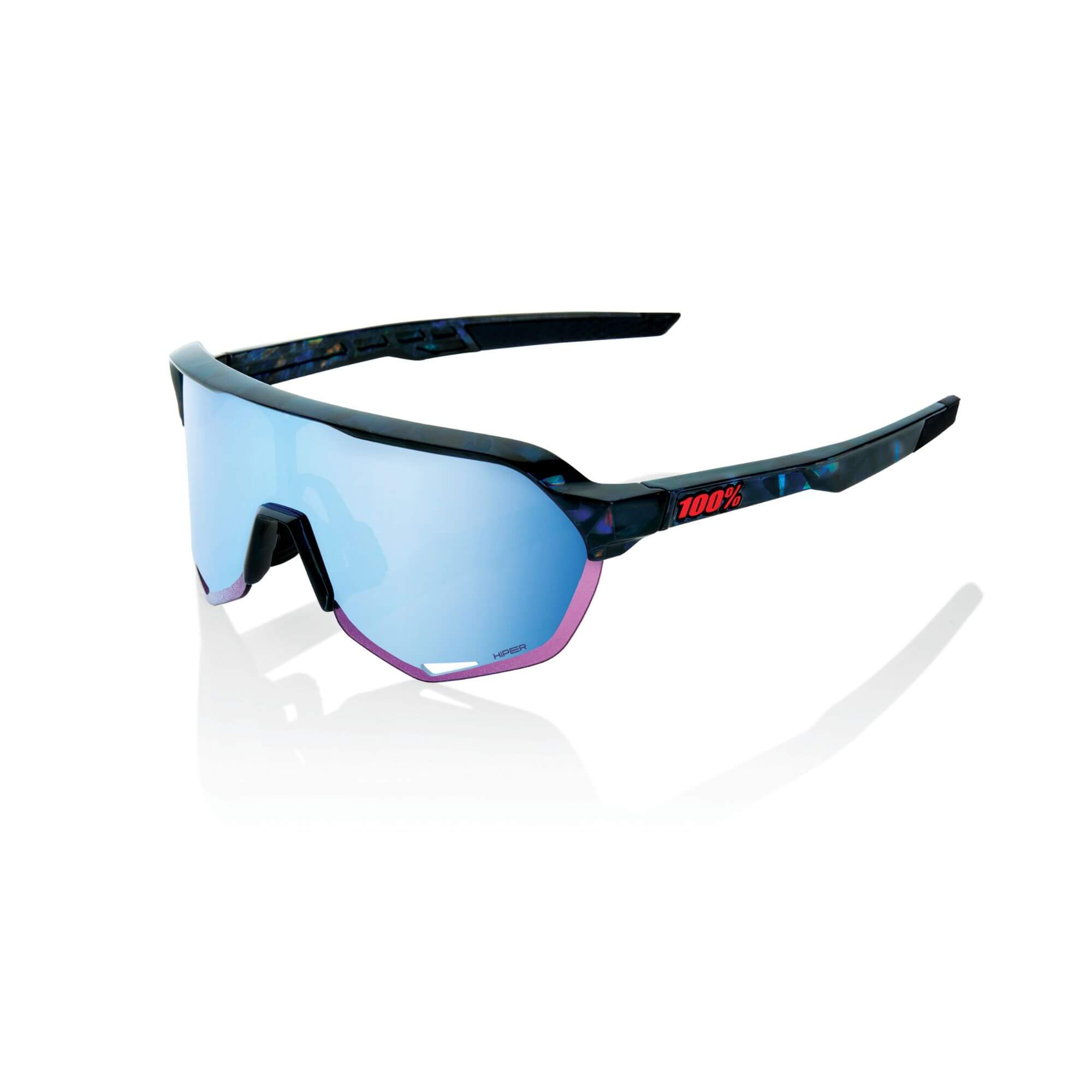 100% S2 Sport Performance Cycling Sunglasses Premium Vented Baseball Road Bike & Triathlon Eyewear with Interchangeable Lens