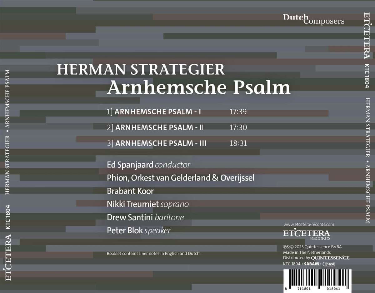 Herman Strategier: Arnhemsche Psalm