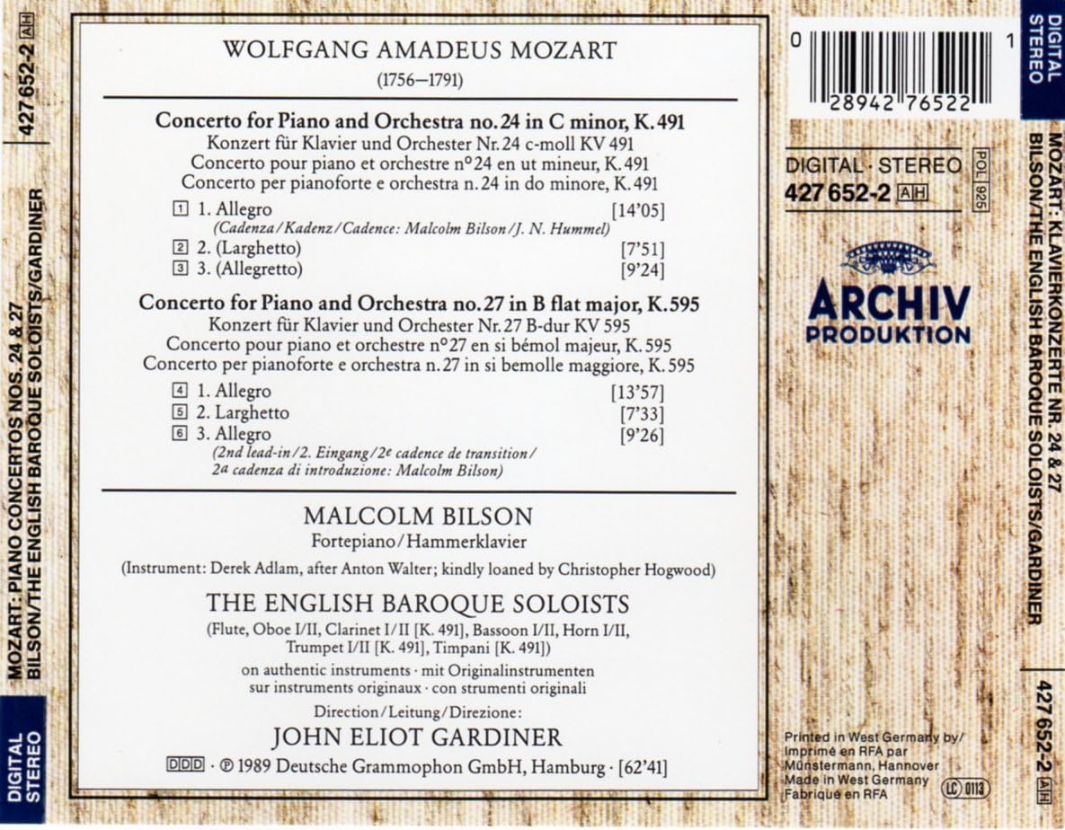 Piano Concerti 24 & 27